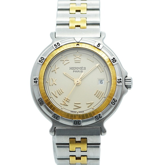 Hermès Captain Nemo 10ATU Ivory Dial Women's Watch - Picture 1 of 10